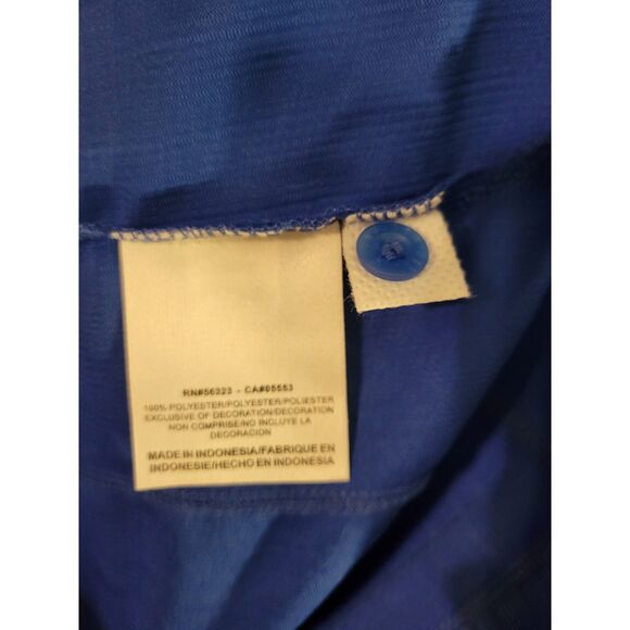 Nike Mens Dri-Fit Short Sleeve Polo Shirt Golf Royal Blue XXL - Picture 4 of 6